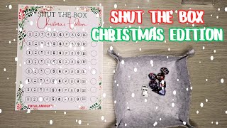 Shut The Box Savings Challenge Christmas Edition 🎄savingschallenges trending christmas games [upl. by Ecnedac455]