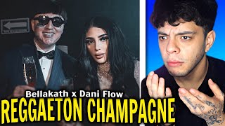 REACCIÓN REGGAETON CHAMPAGNE  Bellakath ft Dani Flow Video Oficial [upl. by Artap292]