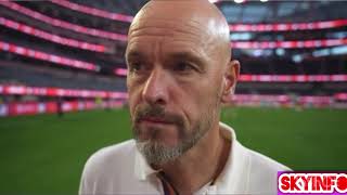 Arsenal 21 Manchester United  Erik Ten Hag Post Match interview [upl. by Oznecniv]