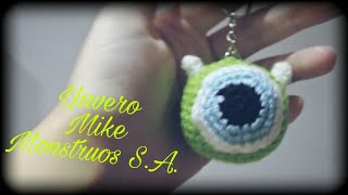 Llavero Mike de Monstruos SA  Crochet o ganchillo [upl. by Ayita]