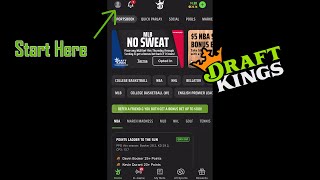 How To Find Your Career StatsLifetime Earnings on the DraftKings Mobile App  2023 [upl. by Nodla]