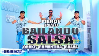 Pierde PESO Bailando SALSA 💃🕺 Edicion EXCLUSIVA  Paso a paso  Rutina de CARDIO  Quedate en casa [upl. by Einwahs]