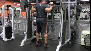 Smith Machine Standing Floor Calf Raise [upl. by Barbara507]