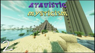 Minecraft Atavistic Mysticism Episode 2  Making Progress [upl. by Coffey]