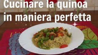 COME CUCINARE LA QUINOA IN MANIERA PERFETTA Facilissimo [upl. by Clementius]