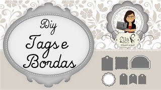 DIY Tags e bordas Silhouette [upl. by Netloc]