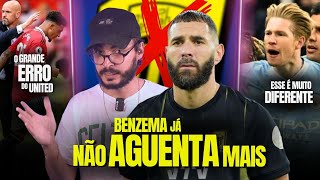 Benzema VIVENDO O INFERNO na Arábia  Sancho Dortmund DEU AULA ao United De Bruyne ESPETACULAR E [upl. by Stanislas463]