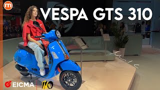 Vespa GTS 310  La più potente di sempre a EICMA 2024 [upl. by Diamond]