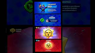 4 mysterious star gift openings brawlstars brawl supercell keşfet shorts [upl. by Ereveneug970]