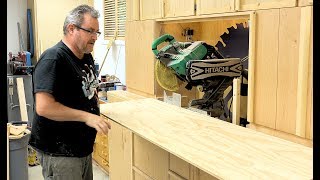 Adding Wide Stock Supports To My Miter Saw Station [upl. by Randee]