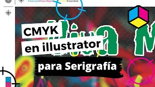 🎯 Serigrafia  CMYK en Illustrator [upl. by Lucinda]