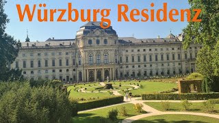 Schöner Hofgarten von Würzburg Residenz  UNESCO Weltkulturerbe [upl. by Ecnerrot17]