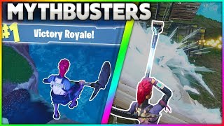 What Happens When You Jump Off The Map After Winning A Game   MORE  Fortnite Mythbusters 12 [upl. by La965]