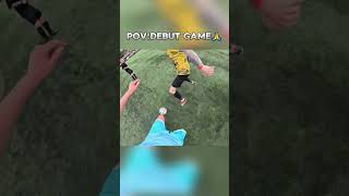 what would you rate my performance footballshorts football nutmeg footballskills povfootball [upl. by Ennasus]