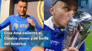 Cruz Azul se burla del América con foto de quotCabecitaquot Rodríguez [upl. by Uriel962]