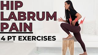 Physical Therapy Exercises for Hip Labrum Pain [upl. by Conni]