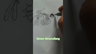 Simon Simanullang art tulisindah calligraphy [upl. by Leahcim636]