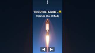 The Worst Rocket 😂 SPACE FLIGHT SIM🚀 spaceflightsimulator rocket [upl. by Patrick]