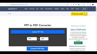 How to Convert PPT to PDF with Free PowerPoint to PDF Converter [upl. by Elacsap186]