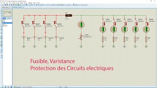 Protection contre les Surtensions et les courtcircuit Fusible Varistance [upl. by Hinda]