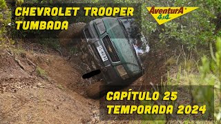 Ruta 4x4 extrema en Linares y una Chevrolet Trooper Tumbada en Aventura 4x4 [upl. by Aicilana]