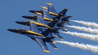 Blue Angels Super Hornets  2021 Deke Slayton Airfest [upl. by Izabel975]