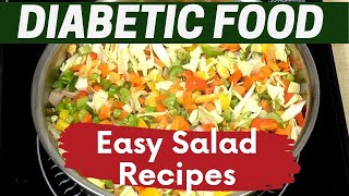 Diabetic Food  Homemade Indian Special Salad For Diabetic Patients  Food For Diabetes [upl. by Ellita]