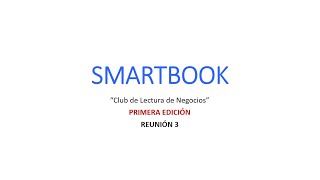 SMARTBOOK MENTE MILLONARIA 3ERA REUNIÓN [upl. by Turne]