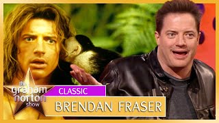 Why Brendan Fraser Will Never Work With Monkeys Again  The Graham Norton Show [upl. by Aleunamme]