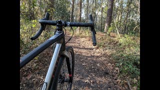 Cross vs Gravel Bike  Riding Singletrack [upl. by Martinson]