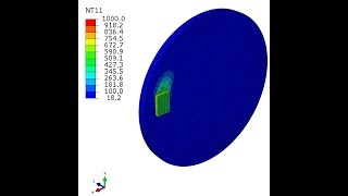 Abaqus Dynamic ExplicitDisk Brake AnalysisStep by Step [upl. by Omar]