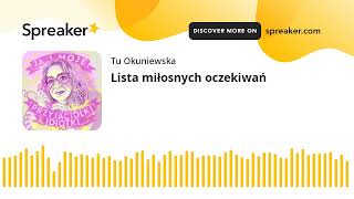 Lista miłosnych oczekiwań [upl. by Griffin]