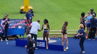 Women 400m Finals and Medal Ceremony at UK Athletics Championships 2023 [upl. by Nygem]