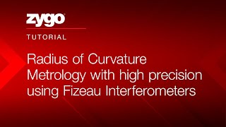 Radius of Curvature Metrology with high precision using Fizeau Interferometers [upl. by Neeleuqcaj]