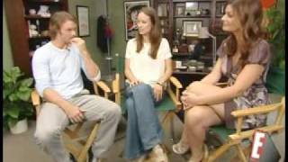 Olivia Wilde amp Jesse Spencer  EOnline interview 2008 [upl. by Aliwt]