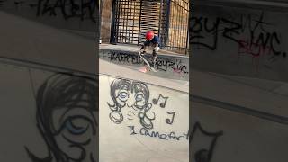 The wipeout at the end… 🤪6yearsold skateboarding [upl. by Hemminger]