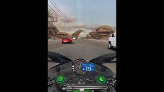 NINJA H2R 0480 KMH IN 16 SECONDS INSANE ACCELERATION [upl. by Narcis]