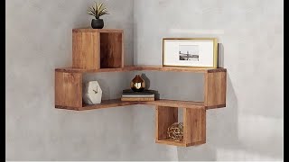 30 Creative Wooden Wall Shelves Design Ideas 2024 [upl. by Annis]