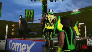 WWE2k24 La secta vs Vipers revolución AAA Mexicanos [upl. by Sothena727]