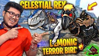 Taming Demonic Terror Bird amp Celestial Rex  Ark Primal Fear  PART 27 HINDI [upl. by Standish]