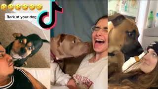 BARK AT YOUR DOG CHALLENGE TIKTOK COMPILATION [upl. by Ydnolem]