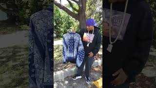 ROCCETT LOC MAKES SPIDER LOC A C RAGG HOODIE [upl. by Werdma]