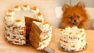 Carrot Cake FOR DOGS  RECIPE  Paddingtons Pantry [upl. by Leyla]