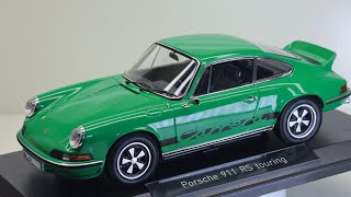 118 norev Porsche 911 RS Touring Green 1973 [upl. by Ruhtra]