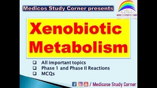 Xenobiotics part 1 Phase 1 reaction [upl. by Dun]