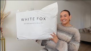 WHITE FOX TRY ON HAUL second trimester try on haul [upl. by Randa]