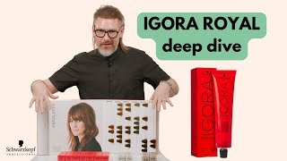 IGORA ROYAL MASTERCLASS ❣️ Product Knowledge  Schwarzkopf Professional USA [upl. by Olva419]