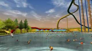 RCT3 Unreal WaterPark [upl. by Leile942]