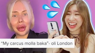 Oli London has the FUNNIEST quotFANSquot on tiktok [upl. by Efthim]