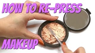 BEAUTY NEWS  How To RePress Makeup [upl. by Murtagh680]